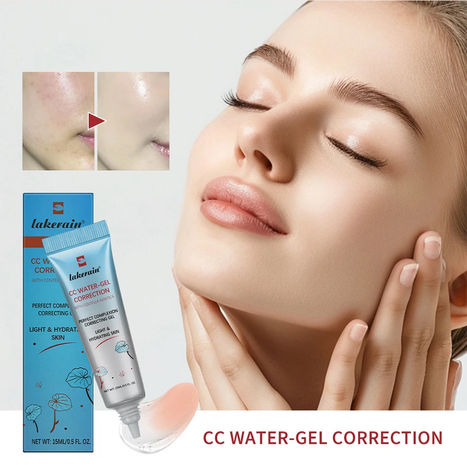 3pcs CC Cream Color Changing Liquid Foundation Centella Korean High Coverage Foundation Foundation Cream for Face Base Makeup